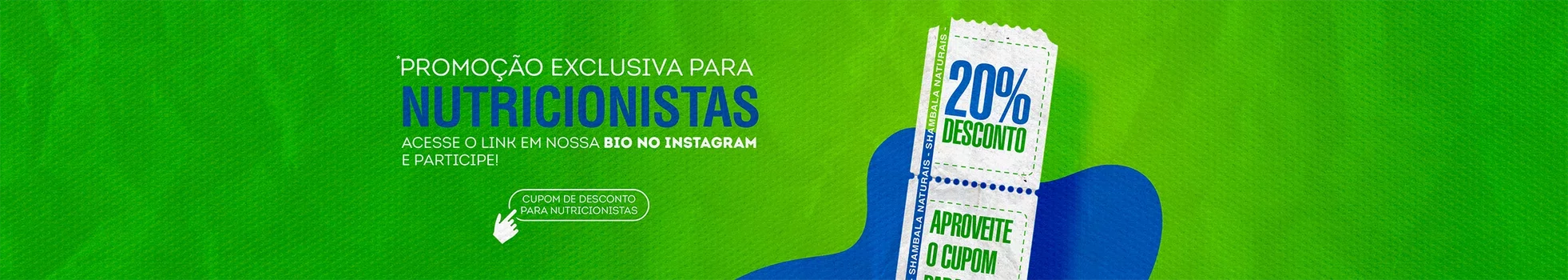 Cupom de desconto para nutricionistas