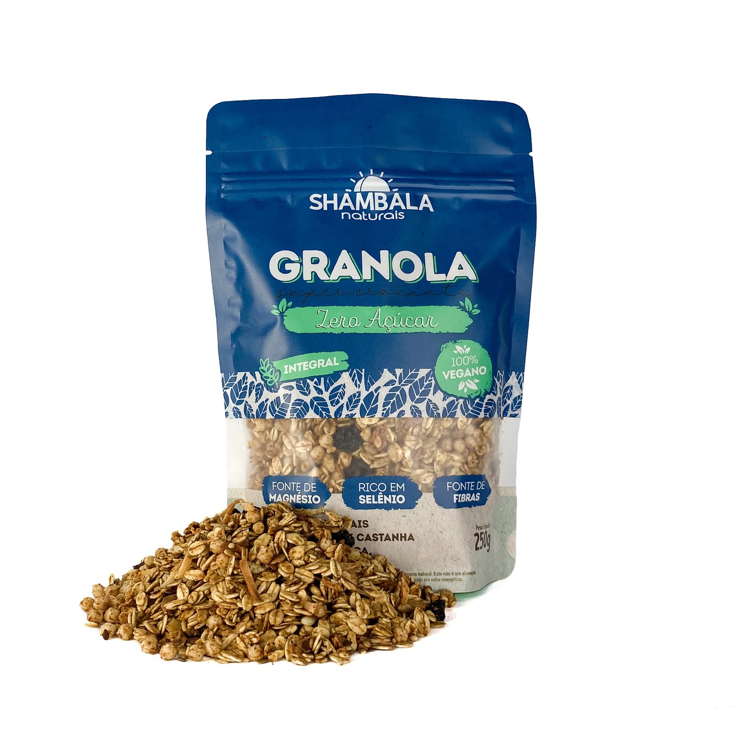 Granola sem acucar 250g - Shambala Naturais