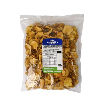 Batata doce chips churrasco 500g