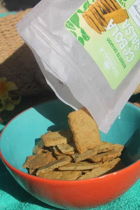 Biscoito sem glúten cebola e salsa 70g - Lanche Saudável