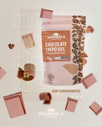 Chocolate em po 50% 150g