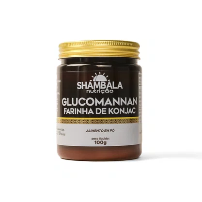 Glucomannan (farinha de konjac) 100g