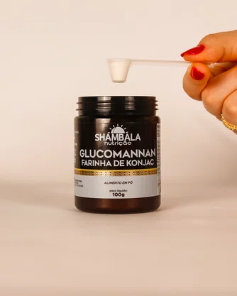 Glucomannan (farinha de konjac) 100g