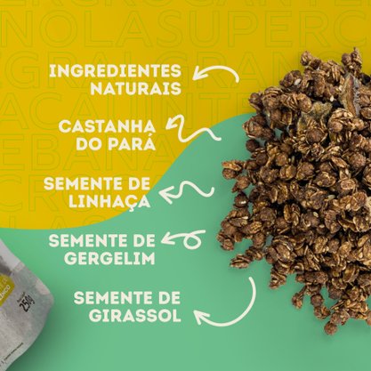 Granola banana e cacau 250g