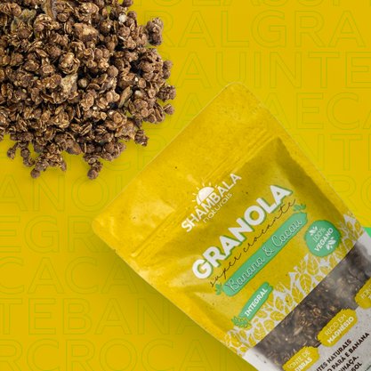 Granola banana e cacau 250g
