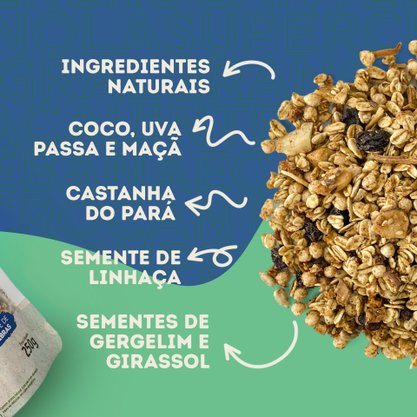 Granola sem acucar 250g