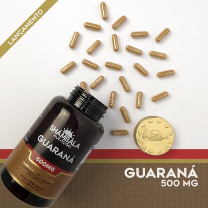 Kit 3 Guaraná 120 cápsulas de 500mg