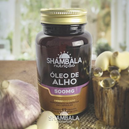 Kit 3 Óleo de alho 60 cápsulas de 500mg