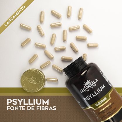 Kit 3 Psyllium 120 cápsulas de 640mg