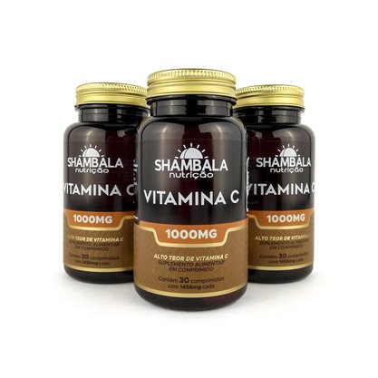 Kit 3 Vitamina C 1000mg com 30 comprimidos