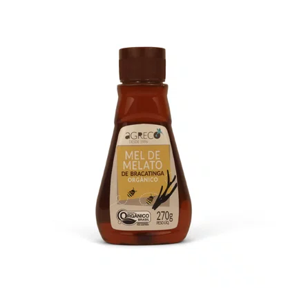 Mel de melato de bracatinga organico 270g - agreco