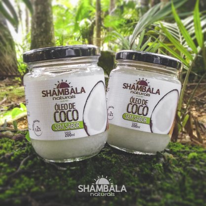 Oleo coco sem sabor 200ml