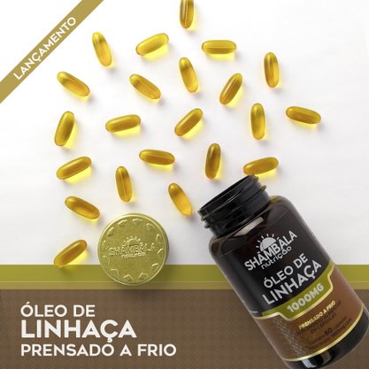 Oleo de linhaca 60caps x 1000mg