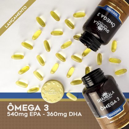 Omega 3 oleo de peixe 60caps x 1g