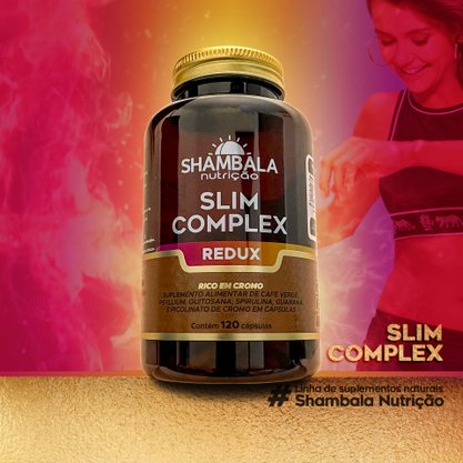 Slim complex fibras e termo 120 caps