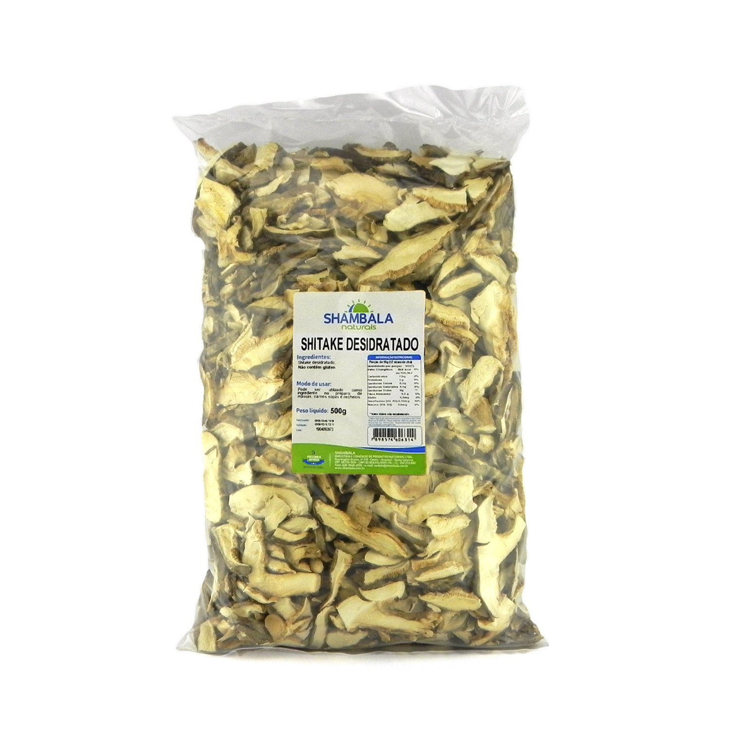 Shitake fatiado cogumelo seco (granel 100g)