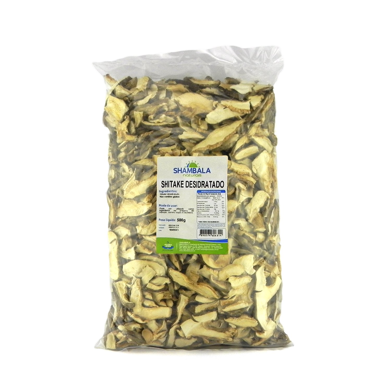 Cogumelo Shitake Cabeça Desidratado 100g / Seco Inteiro