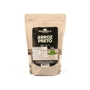 Arroz preto integral pc 500g
