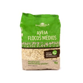 Aveia flocos medios 1kg
