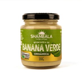 Biomassa de banana verde 200g organica