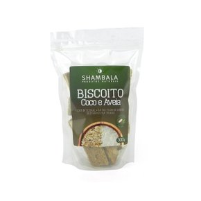 Biscoito de oleo de coco c/ aveia pc 300g