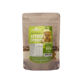 Biscoito sem glúten lemon pepper 70g