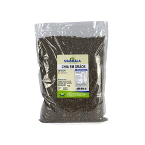 Chia preta grao pc 1kg