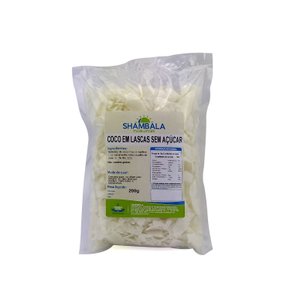 Coco lascas s/acucar 200g 