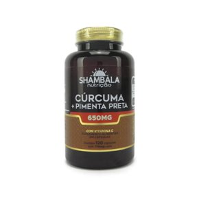 Curcuma c/ pimenta + vit. c 120 x 650mg