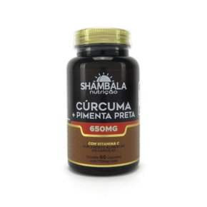 Curcuma c/ pimenta preta + vit. c 60 x 650mg