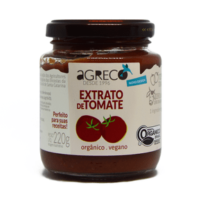 Extrato de  tomate organico 220g - agrec