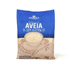 Farelo de aveia sem gluten 1kg