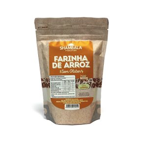 Farinha arroz integral 400g