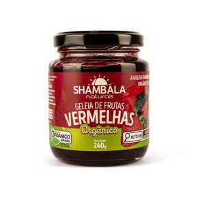 Geleia de frutas vermelhas vd 240g org.
