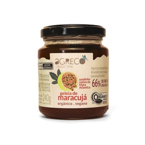 Geleia de maracuja 240g org. - agreco