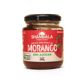Geleia de morango s/ acucar vd 240g org.