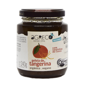 Geleia de tangerina 240g organico - agreco