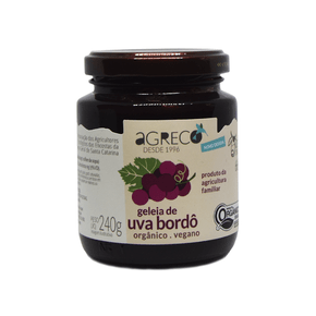 Geleia de uva 240g organico - agreco