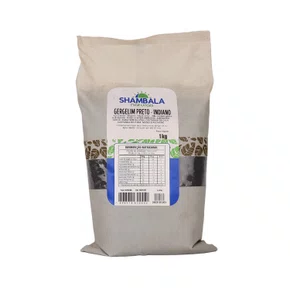 Gergelim preto 1kg indiano
