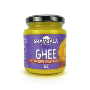 Ghee com curcuma e pimenta 200g