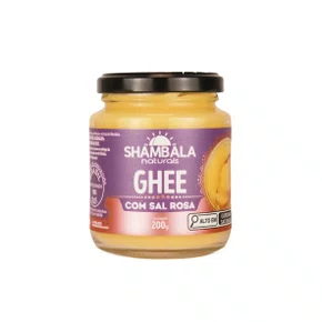 Ghee manteiga com sal rosa do Himalaia