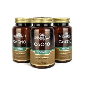 Kit 3 Coenzima Q10 (CoQ10) 60 cápsulas de 470mg