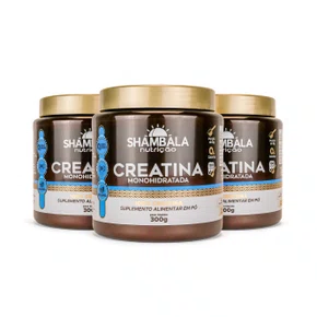 Kit 3 Creatina monohidratadas 300g