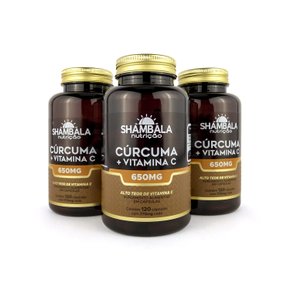 Kit 3 Cúrcuma 120 cápsulas de 650mg
