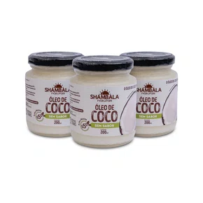 Kit 3 Óleo de coco sem sabor 200ml