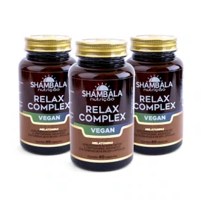 Kit 3 Relax Complex Vegan 60 cápsulas
