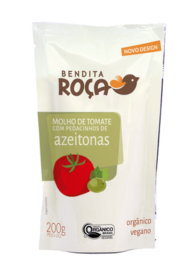 Molho de tomate azeitona org sache 200g