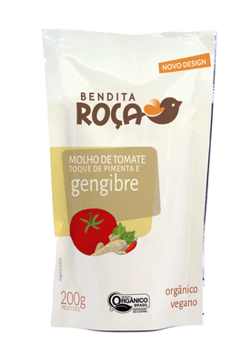 Molho de tomate pimenta e geng org sache