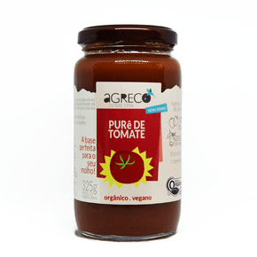 Pure de tomate organico 325g - agreco